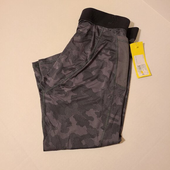 MENS ALL IN MOTION GREY CAMO COMRESSION LEGGINGS W/ POCKETS - XL - Picture 1 of 4